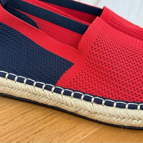 Zara Colorblock Mesh Espadrille Loafer Shoes Red Blue Mens 6‎ EU 39 main image 9